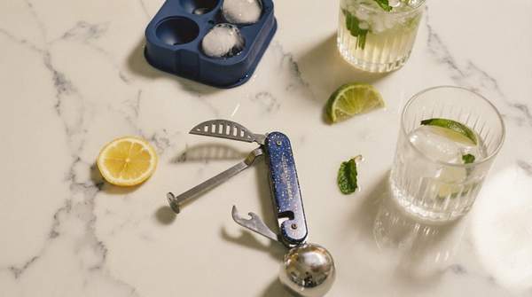 Editorial illustration for Five Tools, One Sustainable Home Bar: What to Buy and How Each One Cuts Waste