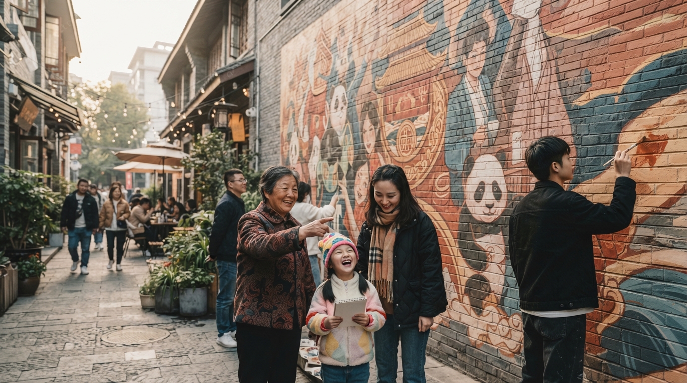 Editorial illustration for How Public Art Builds Community: Lessons from Chengdu's Streets and Museums