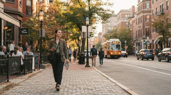 Editorial illustration for How to Evaluate a U.S. City for Solo Travel: Walkability, Transit, and Neighborhood Awareness