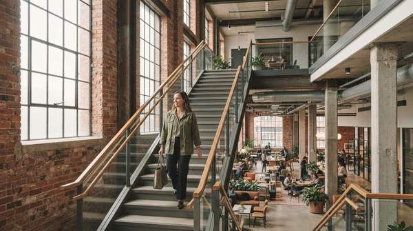 Editorial illustration for The New Life of Old Buildings: Weighing the Benefits and Challenges of Adaptive Reuse
